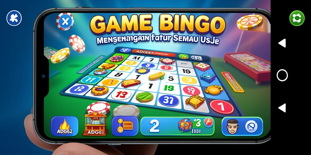Tampilan menarik gameplay Bingo di ADG62 dengan pemain aktif.