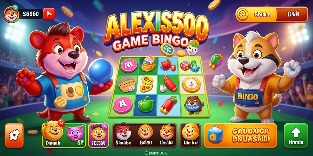 Tampilan seru gameplay Bingo di ALEXIS500 yang menegangkan.