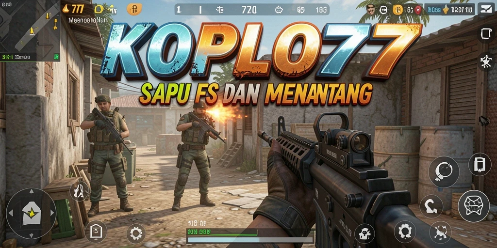 Screenshot KOPLO77 menampilkan aksi tembak-menembak yang mendebarkan.