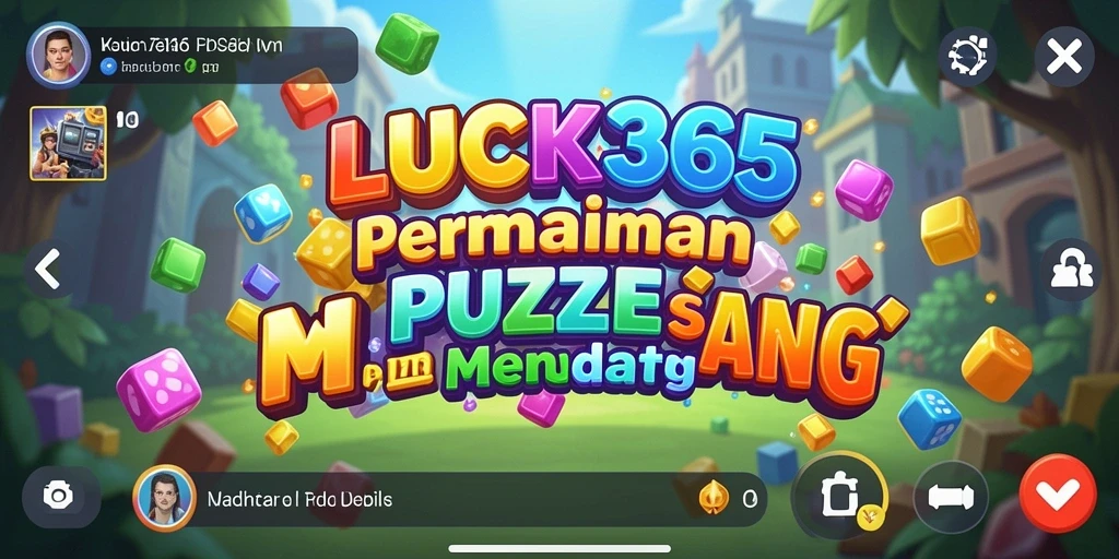 Tampilan gameplay LUCK365 dengan serangkaian puzzle yang menantang.
