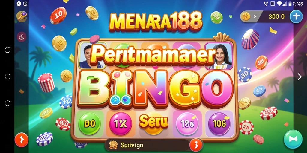 Tampilan gameplay Bingo yang seru dan interaktif.