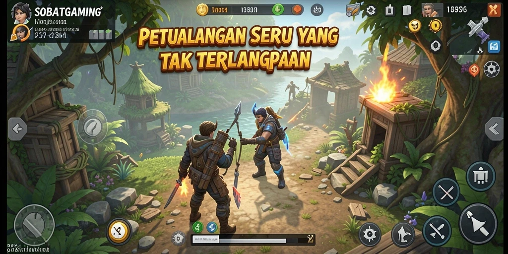 Tampilan gameplay SOBATGAMING yang penuh aksi dan eksplorasi.