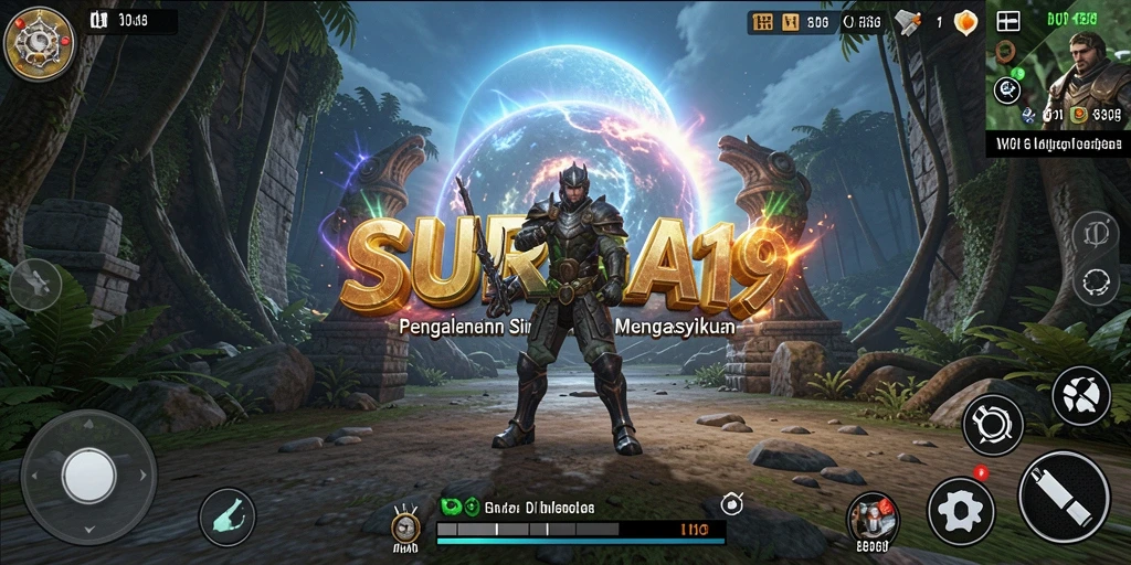 Tampilan gameplay menakjubkan dari SURGA19 dalam mode Simulation.