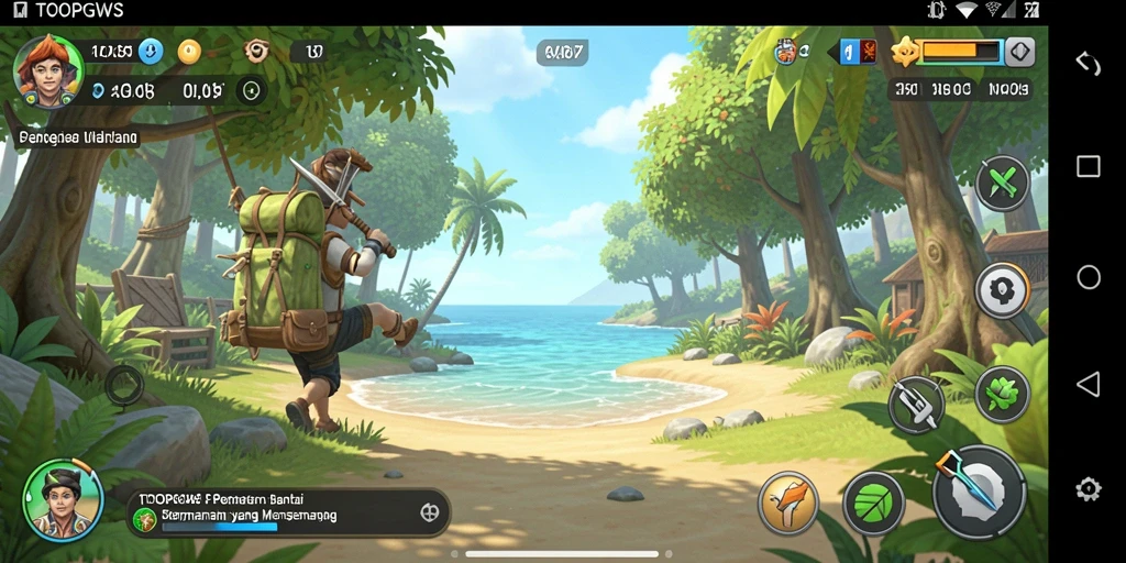 Gameplay TOOPGWS yang seru dan interaktif.