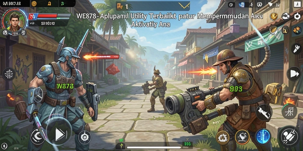 Tampilan antarmuka WE878 yang intuitif dan fungsional.
